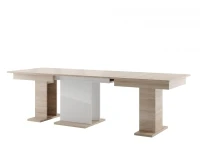 Pikendatav laud STARS 06 valge läige - tamm sonoma pilt 4