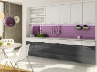 Köök SMILE TEXTILE WHITE/BLACK 260 pilt 2