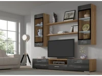 Секция MARGO графит и дуб вотан pilt 2