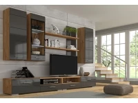 Секция ELIZA графит и дуб вотан pilt 2