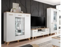 Шкаф LEGG 8 2D белый pilt 4