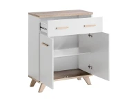 Комод LEGG 1 2D1S белый pilt 3