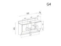 Шкаф навесной GUMI 04 pilt 5