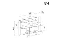 Полка настенная GUMI 14 pilt 4