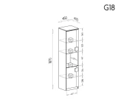 Kapp riiulitega GUMI 18 pilt 5