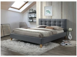 Кровать 140x200 TEXAS 140 серый 23