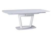 Стол раздвижной CLAUDIO белый pilt 2