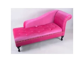 Pink 8933 kastiga roosa samet