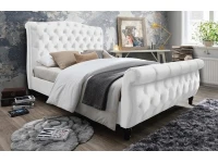 Voodi 160x200 LINCOLN valge econahk pilt 2