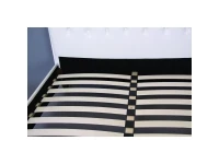 Кровать 180x200 LINCOLN белая эко-кожа pilt 5