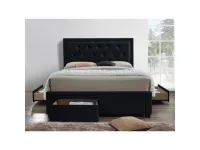 Кровать 160x200 ENGLAND черный pilt 3