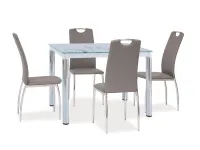 Söögilaud DAMAR II valge pilt 2