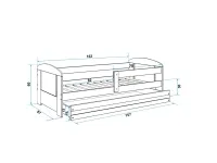 Кровать детская FILIP ольха pilt 4