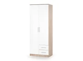 Riidekapp LIMA S-2 sonoma ja valge
