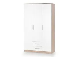 Riidekapp LIMA S-3 sonoma ja valge