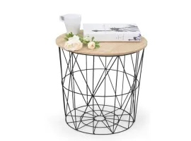 Журнальный стол MARIFFA черный-натуральный