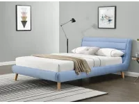 Кровать 140x200 ELANDA 140 голубой pilt 2