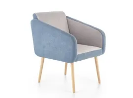 Кресло WELL серый -голубой