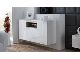 Комод VIVA белый - дуб сонома