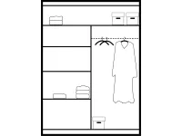 Шкаф-купе VISTA 180 pilt 5