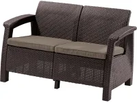 Диван CORFU 2 коричневый pilt 3