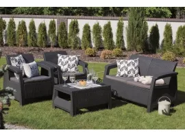 Комплект садовой мебели CORFU графит
