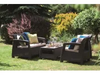 Комплект садовой мебели CORFU коричневый pilt 2