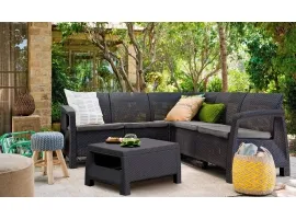Комплект садовой мебели CORFU RELAX графит