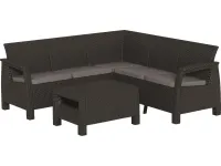 Aiamööbli komplekt CORFU RELAX grafiit pilt 3