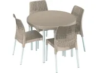 Aiamööbli komplekt JERSEY cappuccino pilt 2