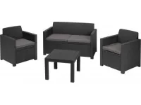 Комплект садовой мебели ALABAMA графит pilt 3