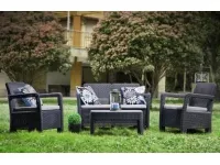 Aiamööbli komplekt TARIFA pruun pilt 2