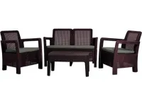 Aiamööbli komplekt TARIFA pruun pilt 3