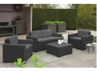 Aiamööbli komplekt CALIFORNIA 4 grafiit pilt 3