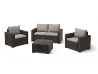 Aiamööbli komplekt CALIFORNIA 4 grafiit pilt 4
