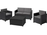 Aiamööbli komplekt MONACO grafiit pilt 5