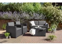 Aiamööbli komplekt MONACO grafiit pilt 2