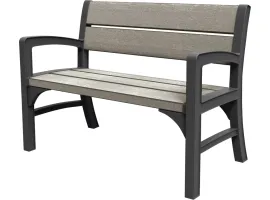Скамейка MONTERO серый-графит