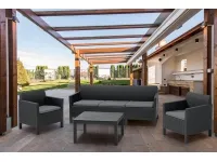 Aiamööbli komplekt ORLANDO grafiit pilt 2