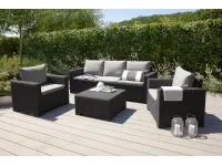 Aiamööbli komplekt CALIFORNIA grafiit pilt 2