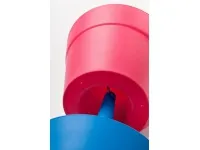 Комплект кашпо RAINBOW PLANTER синий, зеленый, розовый pilt 3