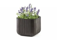 Lillepotiümbris CUBE PLANTER suur, anthracite pilt 2