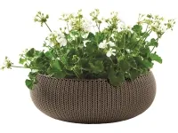 Уличное (садовое) кашпо COZIES коричневый pilt 2
