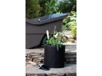 Lillepotiümbris CYLINDER PLANTER SMALL, anthracite pilt 2