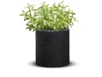 Lillepotiümbris CYLINDER PLANTER SMALL, anthracite pilt 4