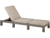 Шезлонг DAYTONA, капучино pilt 2