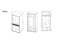 Riidekapp DALLAS 01 pilt 7