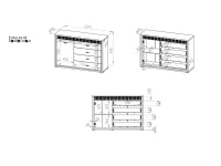 Комод DALLAS 03 pilt 7