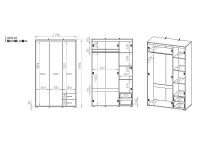 Шкаф для одежды AVO 01 pilt 10