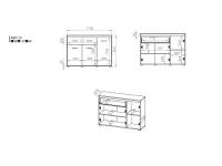 Комод AVO 13 pilt 10